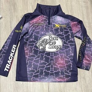 Bass Pro Shops Kids Swim Shirt - Purple 3T